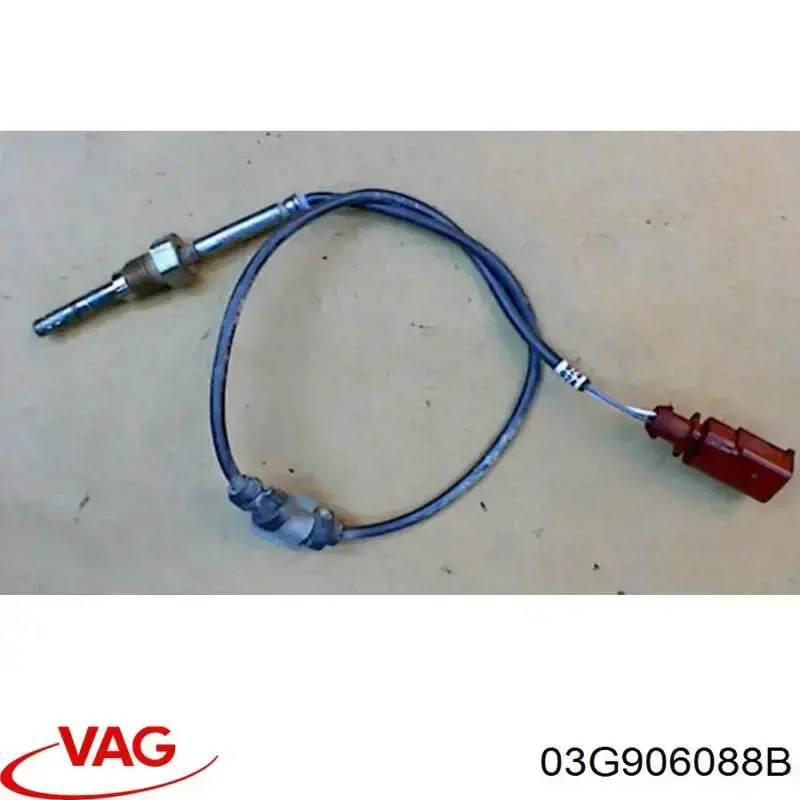 Купити 03G906088B VAG Датчик температури відпрацьованих газів (ВГ), після фільтра сажі