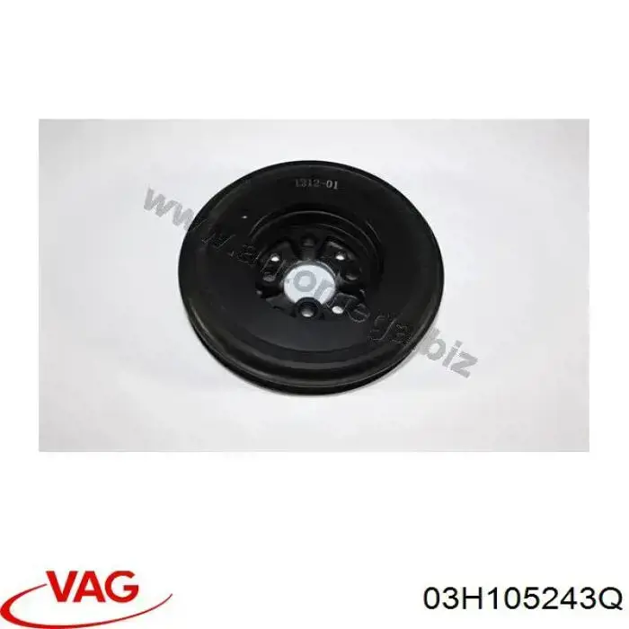 Шків колінвала (демпфер ) VAG 03H105243Q ціна, від 41.67 USD