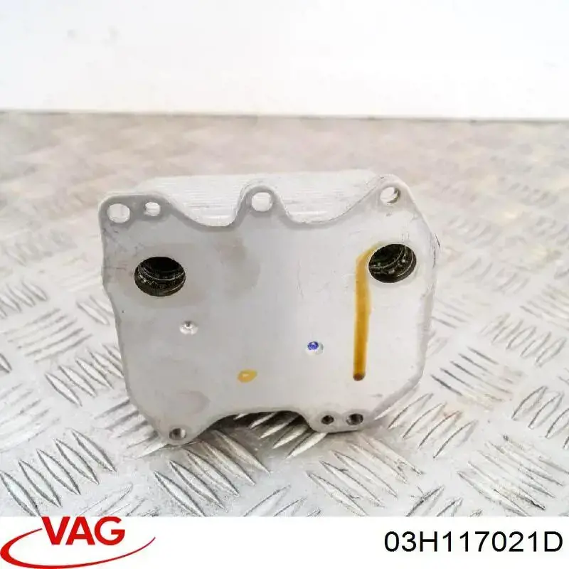 Купити 03H117021G VAG Радіатор масляний (холодильник), під фільтром