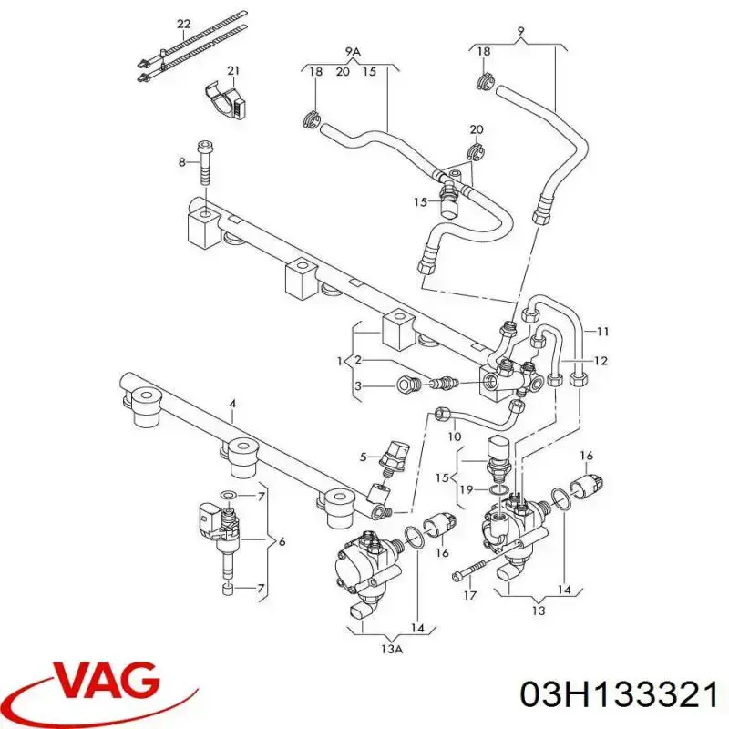  VAG 03H133321 ціна, від 21.26 USD
