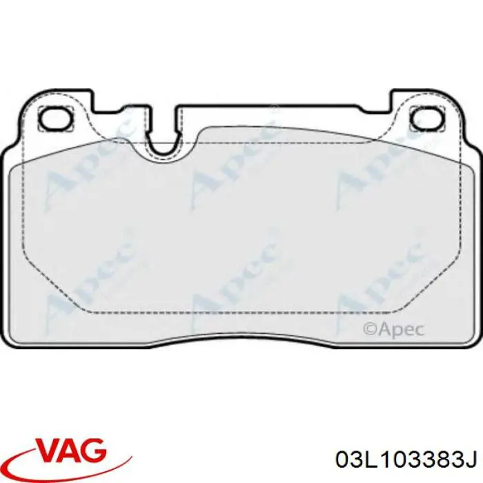03L103383J VAG Прокладка під головку