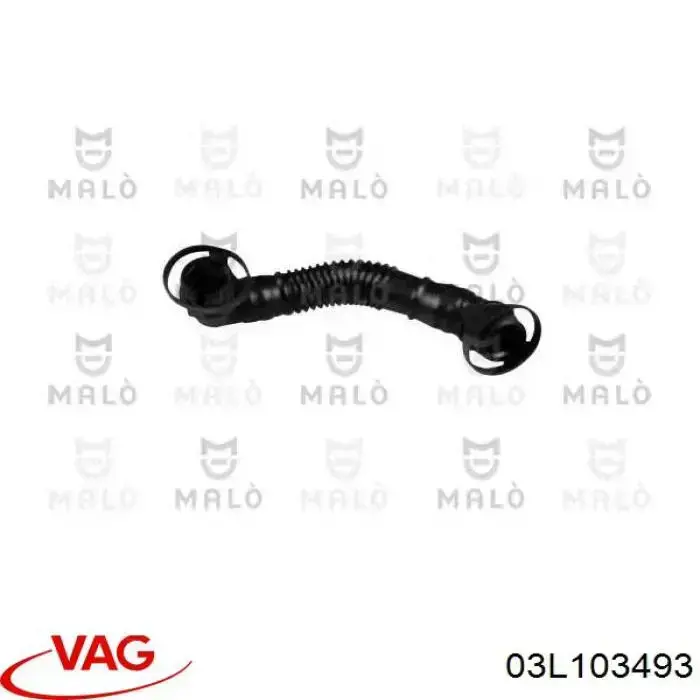 Патрубок вентиляції картера 03L103493 VAG