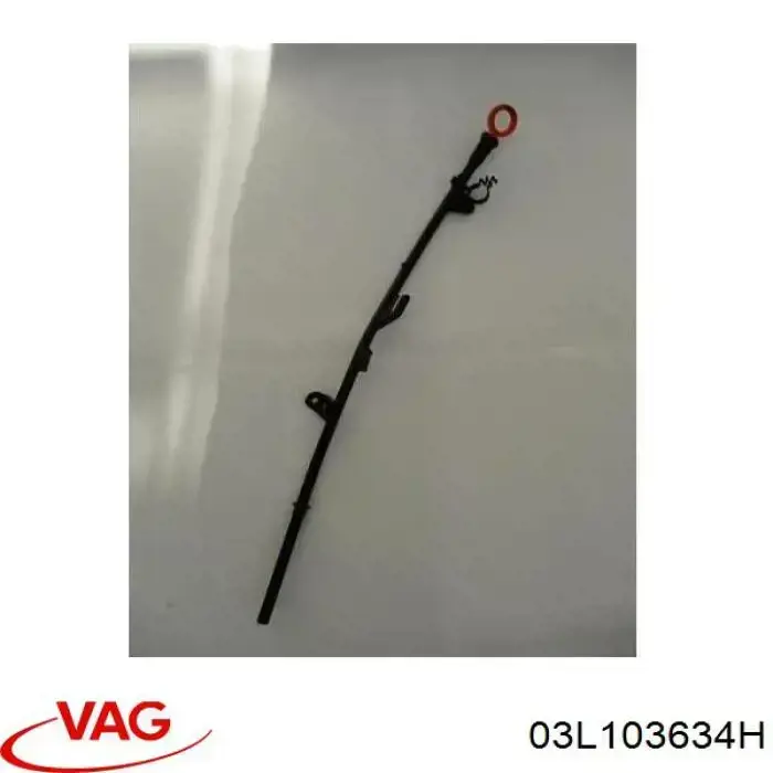 Направляюча щупа-індикатора рівня масла в двигуні VAG 03L103634H ціна, від 78.70 USD