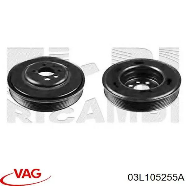 Шків колінвала 03L105255A VAG
