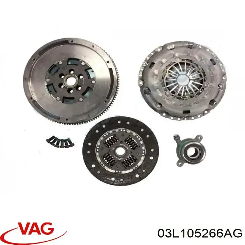 Купити 03L105266AG VAG Маховик із зубчастим ободом в зборі