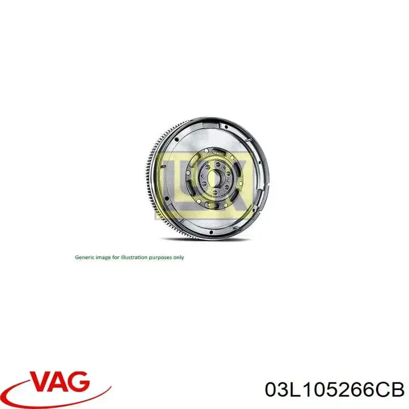 Купити 03L105266CB VAG Маховик із зубчастим ободом в зборі