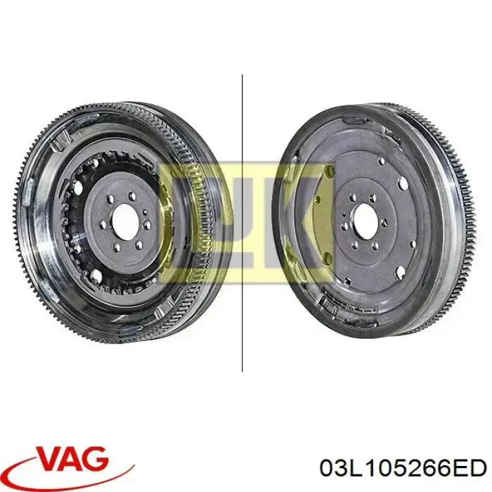 03L105266ED VAG Демпферний маховик