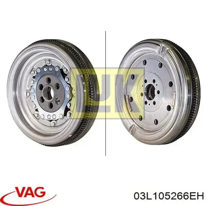 Купити 03L105266EH VAG Маховик із зубчастим ободом в зборі