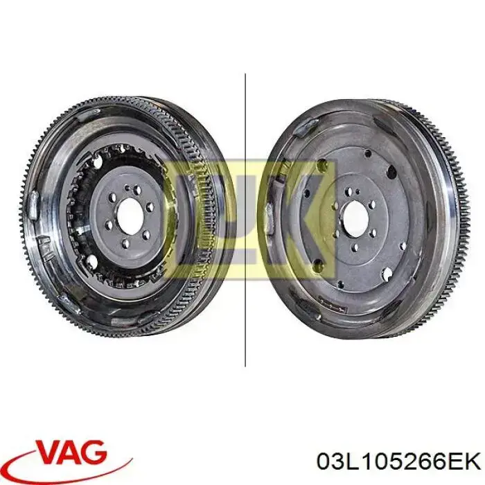 Купити 03L105266EK VAG Маховик із зубчастим ободом в зборі