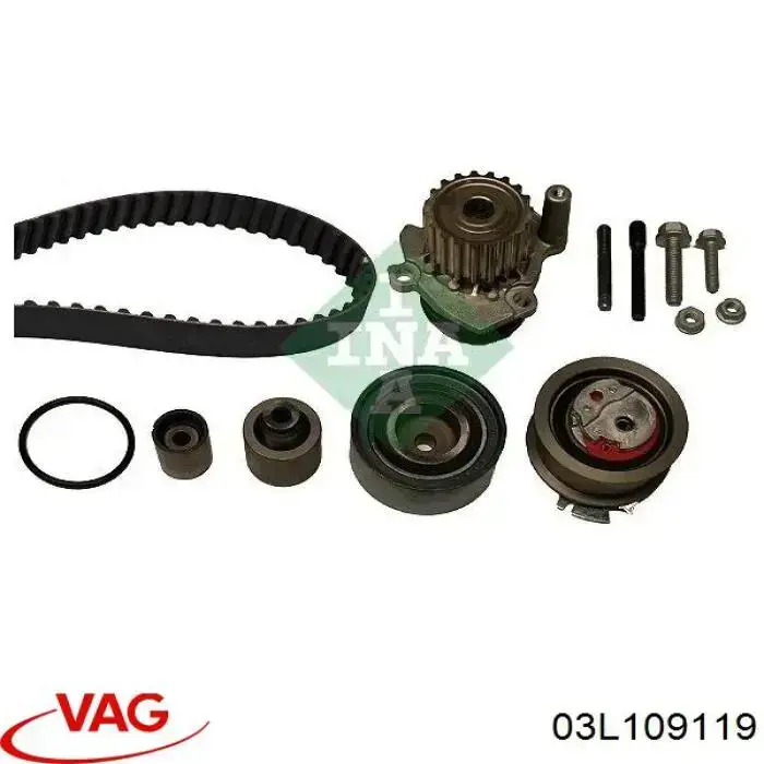 Купити 03L109119 VAG Ремінь газорозподільного механізму