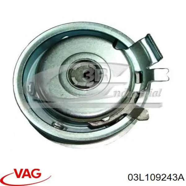 Ролик натяжителя ременя газорозподілу VAG 03L109243A ціна, від 35.70 USD