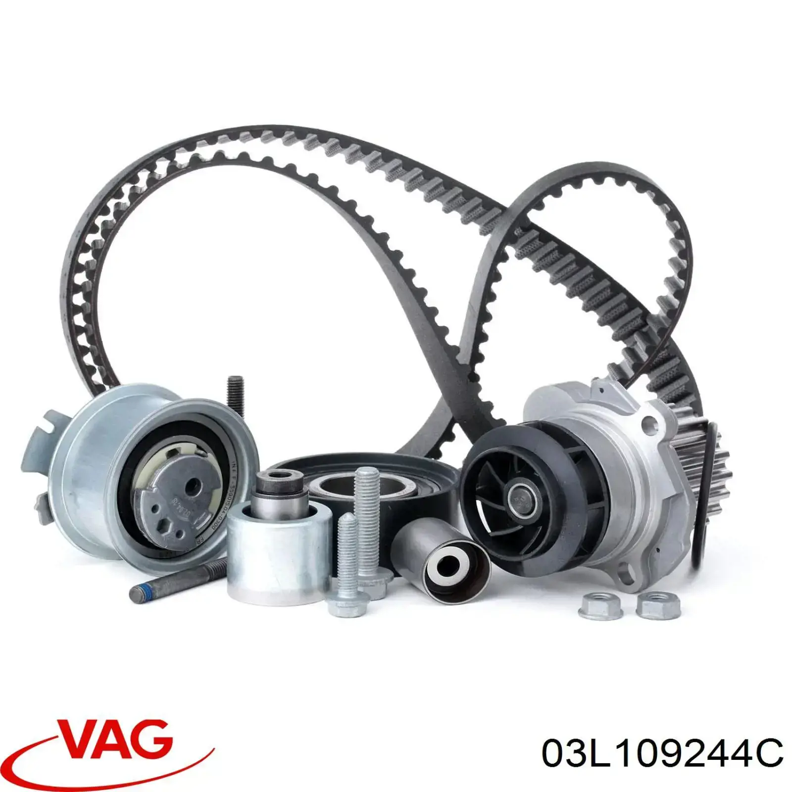Ролик ременя ГРМ, паразитний VAG 03L109244C ціна, від 11.50 USD