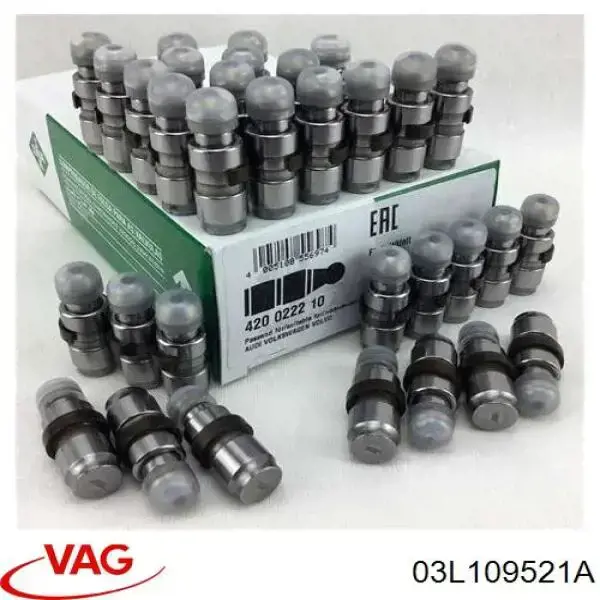 Штовхач клапана гідравлічний VAG 03L109521A ціна, від 5.19 USD