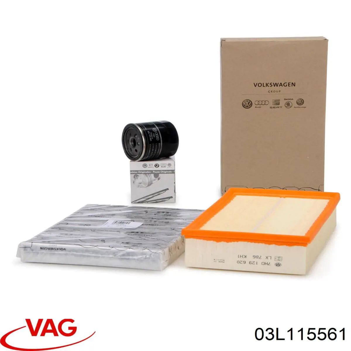 Масляний фільтр двигуна VAG 03L115561 ціна, від 23.66 USD