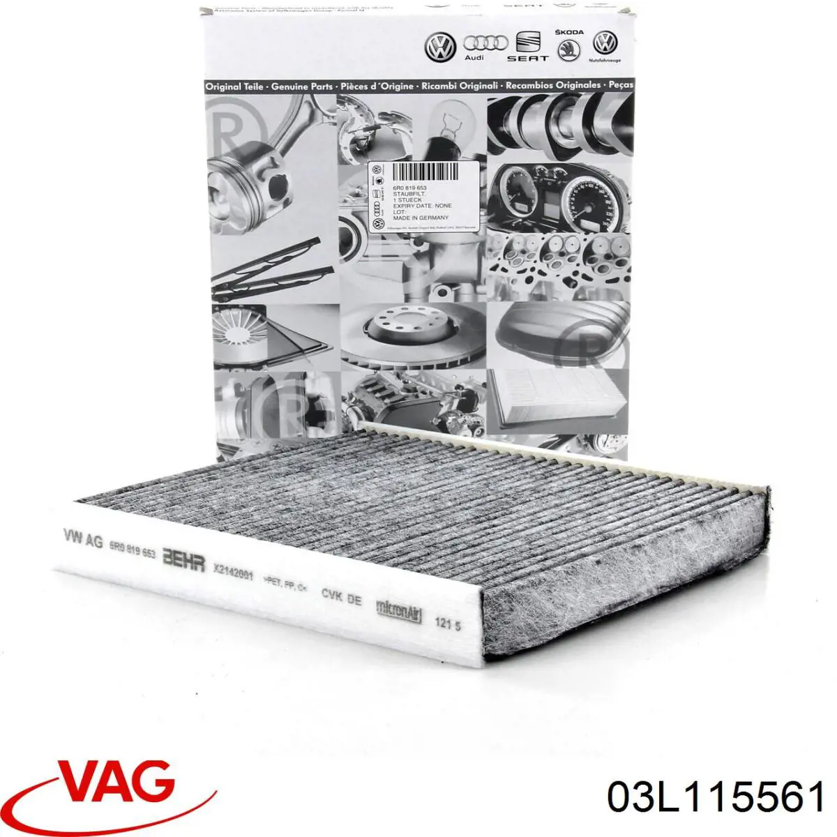 Купити 03L115561 VAG Фільтр очищення масла відцентровий