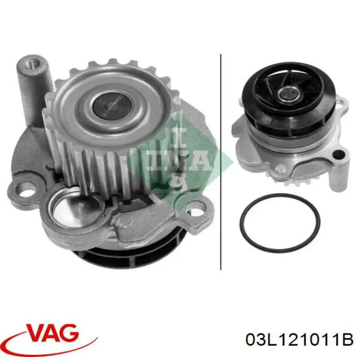 03L121011B VAG Насос охолодження