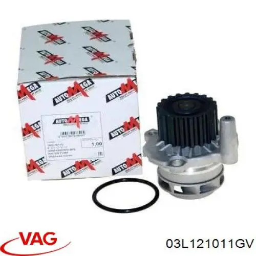 Помпа охолодження VAG 03L121011GV ціна, від 35.01 USD