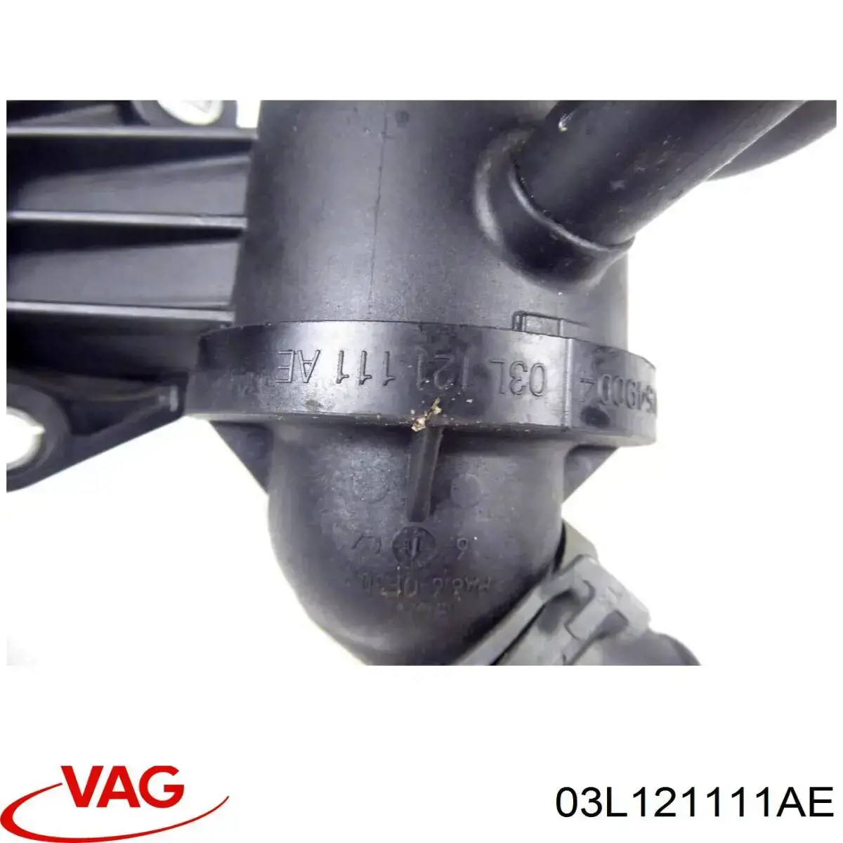 03L121111AE VAG Корпус термостата в зборі