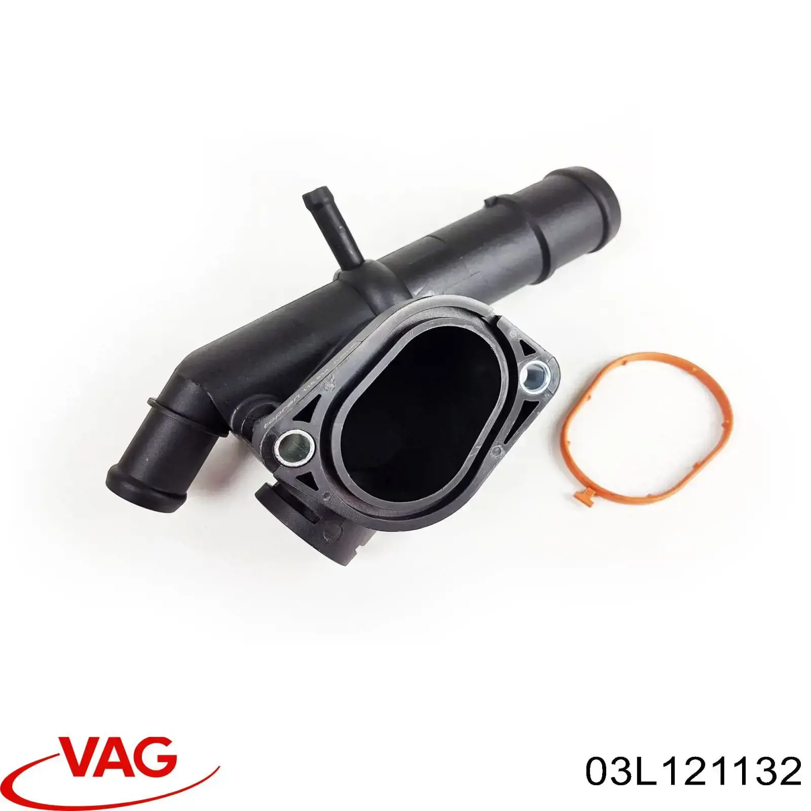 Фланець системи охолодження (трійник) VAG 03L121132 ціна, від 6.35 USD