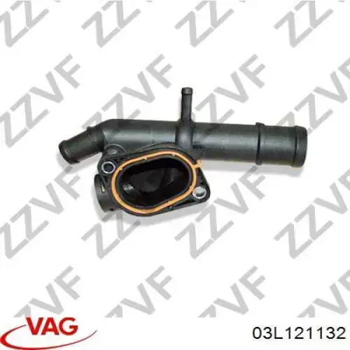 Купити 03L121132 VAG Фланець системи охолодження (трійник)