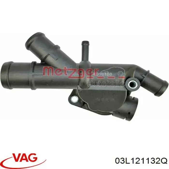Купити 03L121132Q VAG Фланець системи охолодження (трійник)