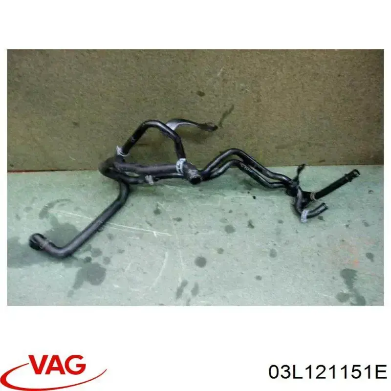 Шланг/патрубок системи охолодження VAG 03L121151E ціна, від 82.33 USD