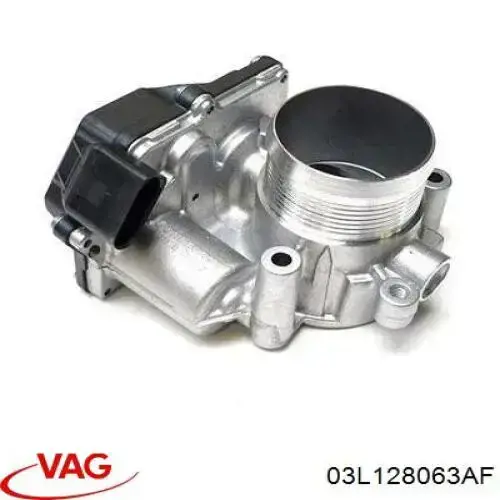 Дросільна заслінка в зборі 03L128063AF VAG