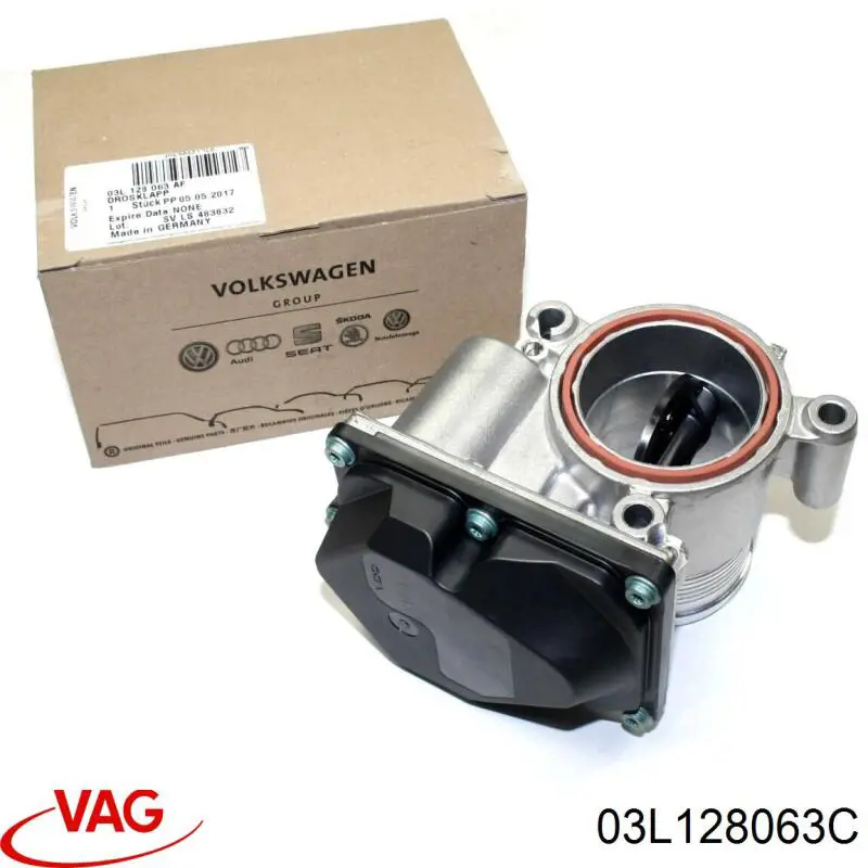 Заслінка повітряна VAG 03L128063C