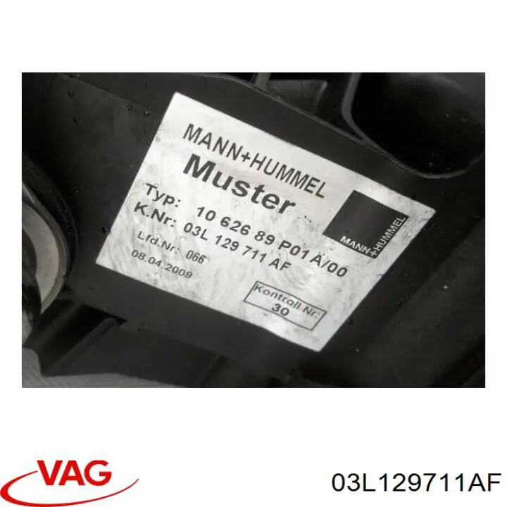Купити 03L129711AF VAG Впускний колектор