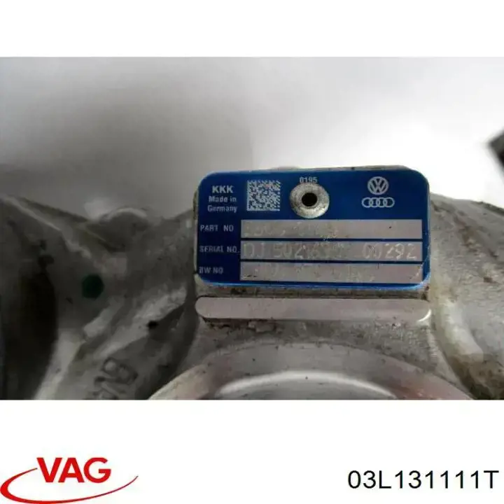 Патрубок турбіни вихлопних газів 03L131111T VAG