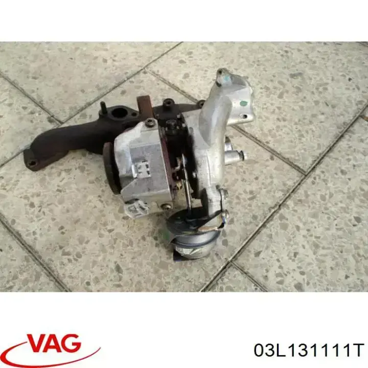 Патрубок турбіни вихлопних газів VAG 03L131111T