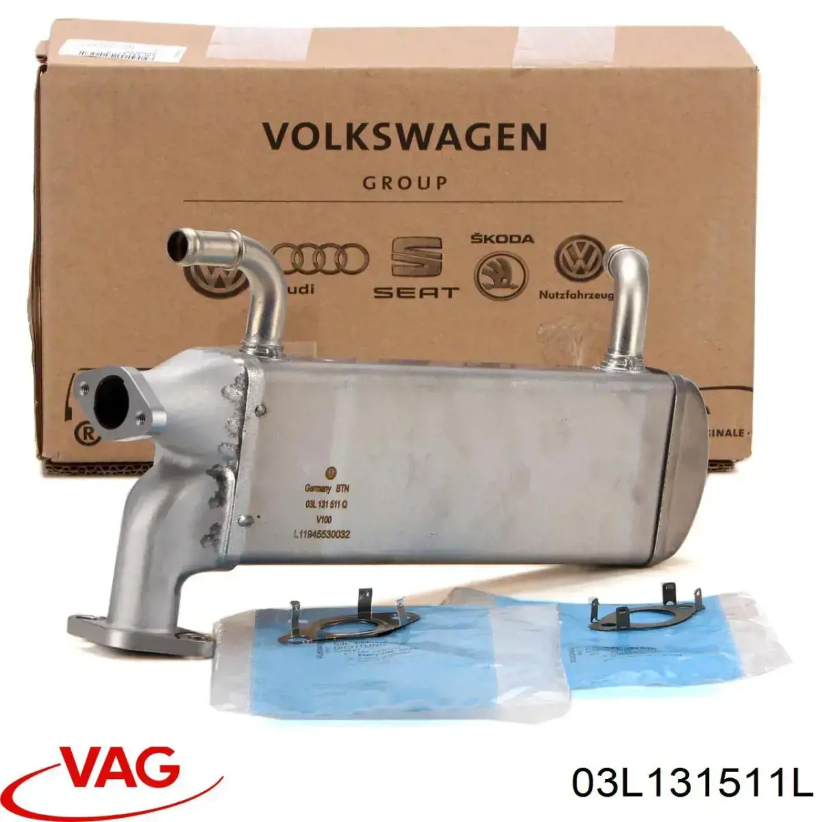 Купити 03L131511L VAG Радіатор системи EGR рециркуляції вихлопних газів