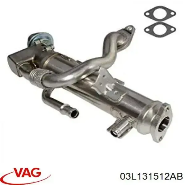 Радіатор системи EGR рециркуляції вихлопних газів VAG 03L131512AB ціна, від 45.43 USD