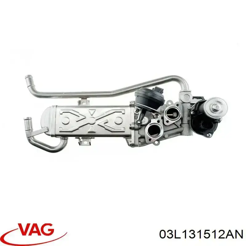 Радіатор системи рециркуляції ОГ VAG 03L131512AN