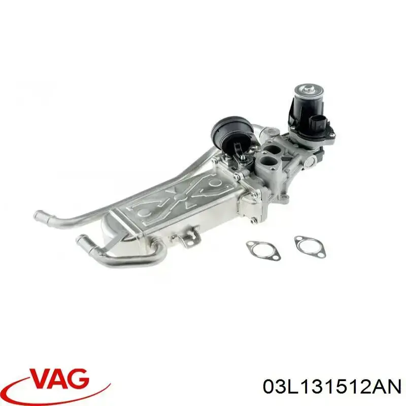 Радіатор системи EGR рециркуляції вихлопних газів VAG 03L131512AN ціна, від 88.66 USD
