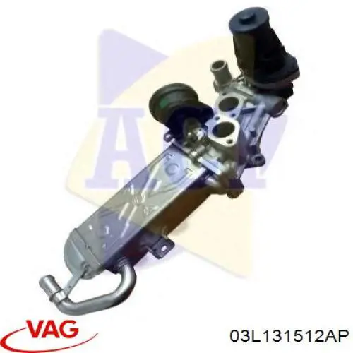 Радіатор системи EGR рециркуляції вихлопних газів VAG 03L131512AP ціна, від 37.67 USD