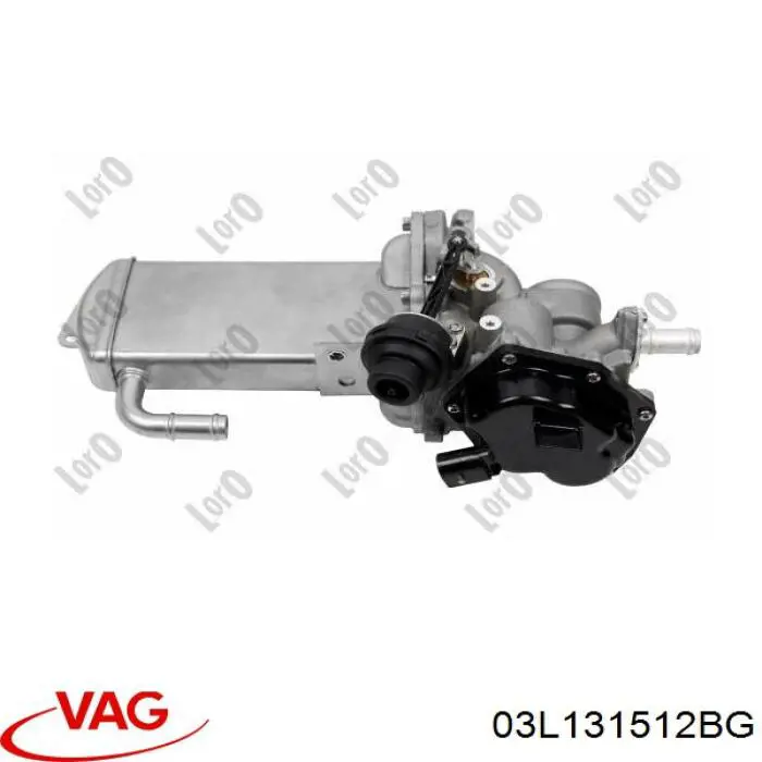 Радіатор системи EGR рециркуляції вихлопних газів VAG 03L131512BG ціна, від 151.71 USD