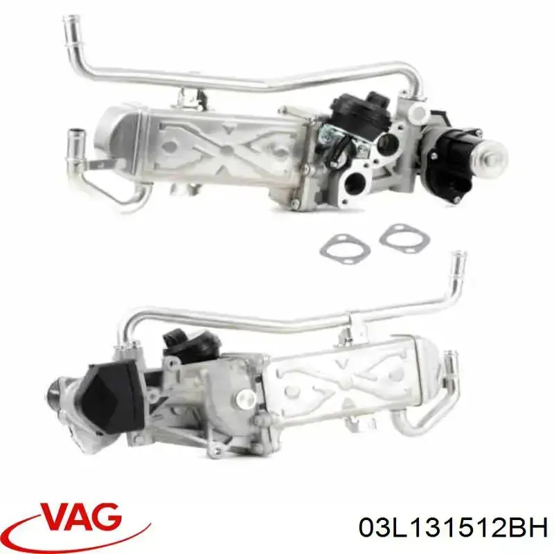 Купити 03L131512BH VAG Радіатор системи EGR рециркуляції вихлопних газів