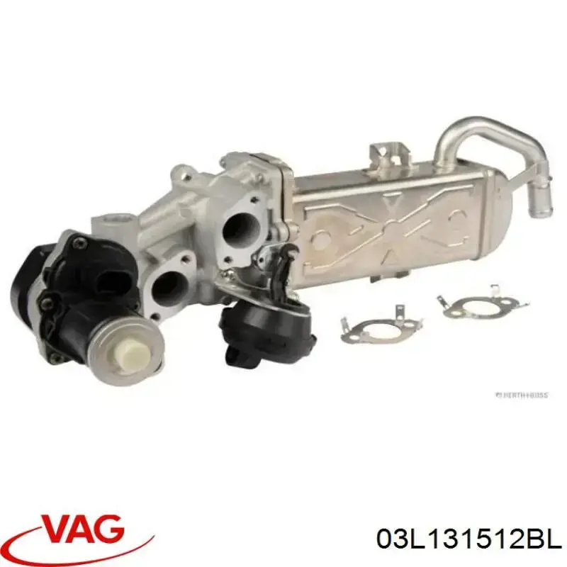 Радіатор системи EGR рециркуляції вихлопних газів VAG 03L131512BL ціна, від 38.00 USD