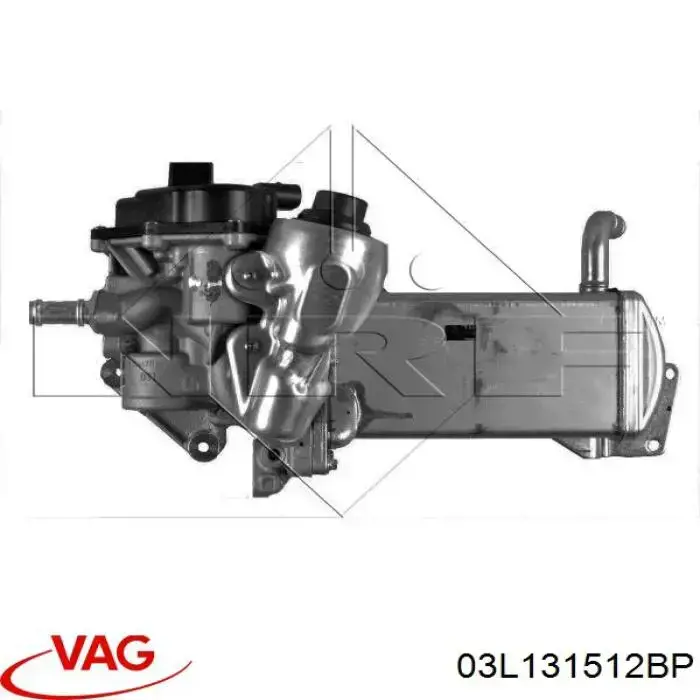 Радіатор системи EGR рециркуляції вихлопних газів VAG 03L131512BP ціна, від 227.32 USD