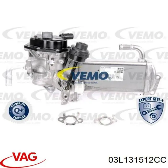 Купити 03L131512CC VAG Радіатор системи EGR рециркуляції вихлопних газів