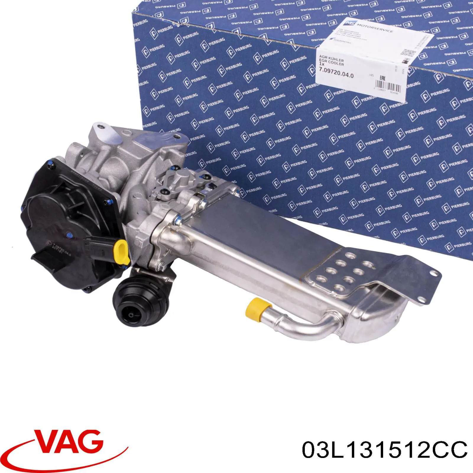 Радіатор системи EGR рециркуляції вихлопних газів VAG 03L131512CC ціна, від 201.78 USD
