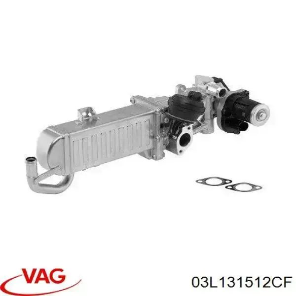 Радіатор системи рециркуляції ОГ VAG 03L131512CF