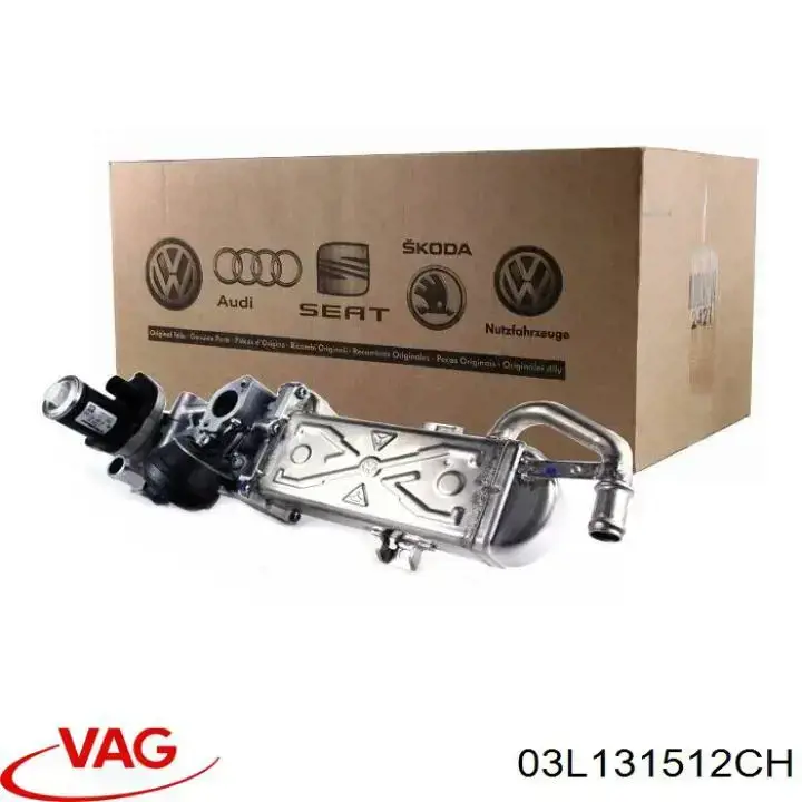 Радіатор системи EGR рециркуляції вихлопних газів VAG 03L131512CH ціна, від 50.66 USD