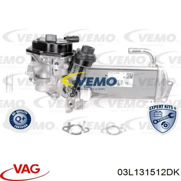 Радіатор системи EGR рециркуляції вихлопних газів VAG 03L131512DK ціна, від 235.58 USD