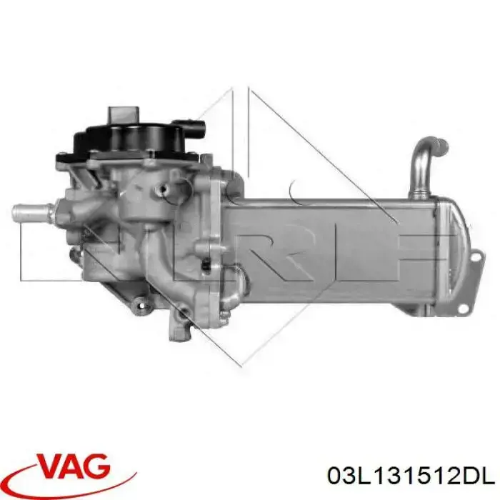 Радіатор системи EGR рециркуляції вихлопних газів VAG 03L131512DL ціна, від 228.87 USD