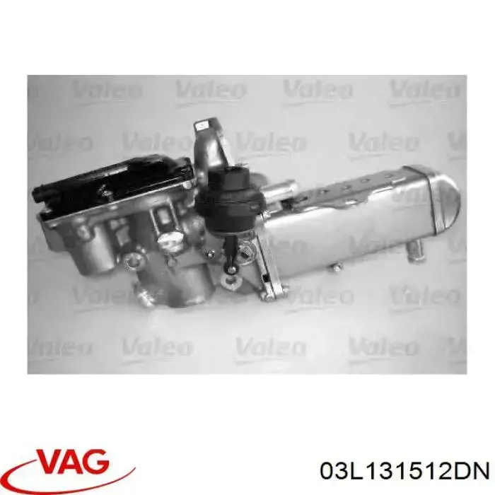 Купити 03L131512DN VAG Радіатор системи EGR рециркуляції вихлопних газів
