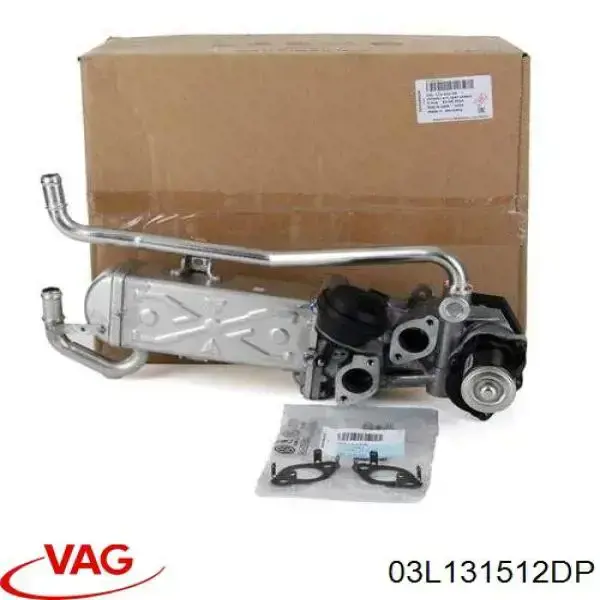 Радіатор системи EGR рециркуляції вихлопних газів 03L131512DP VAG