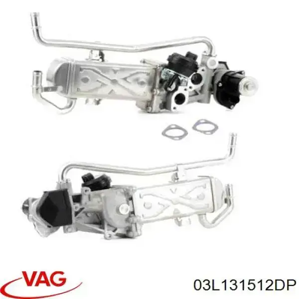 Купити 03L131512DP VAG Радіатор системи EGR рециркуляції вихлопних газів