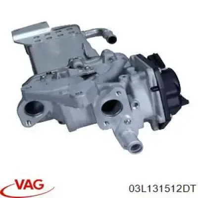 Радіатор системи EGR рециркуляції вихлопних газів 03L131512DT VAG